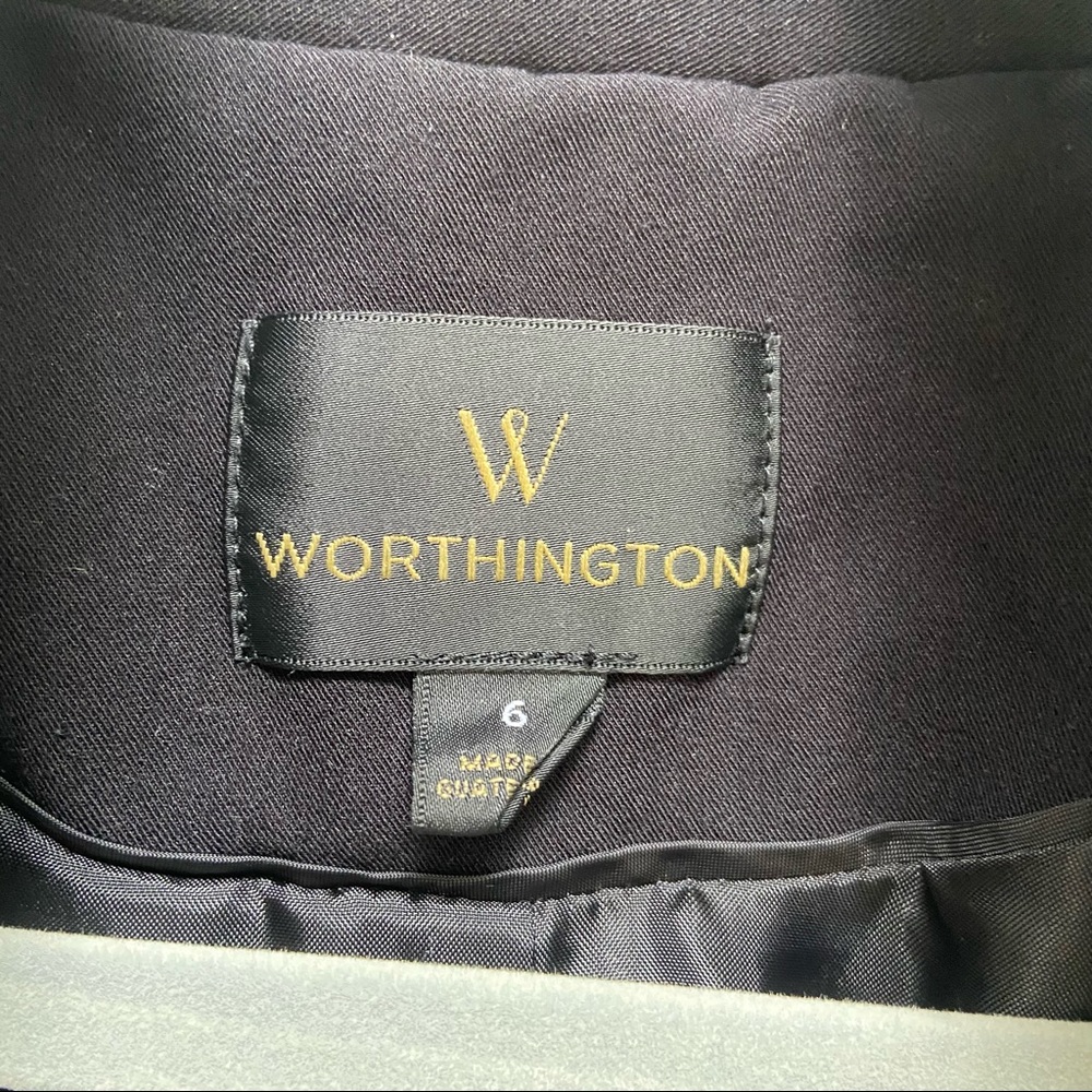 Black Worthington Suit Jacket / Blazer - Picture 2 of 4